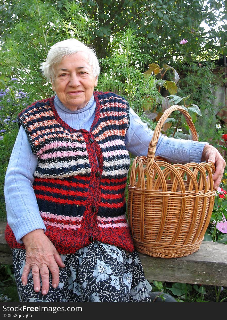 Grandmother with Basket