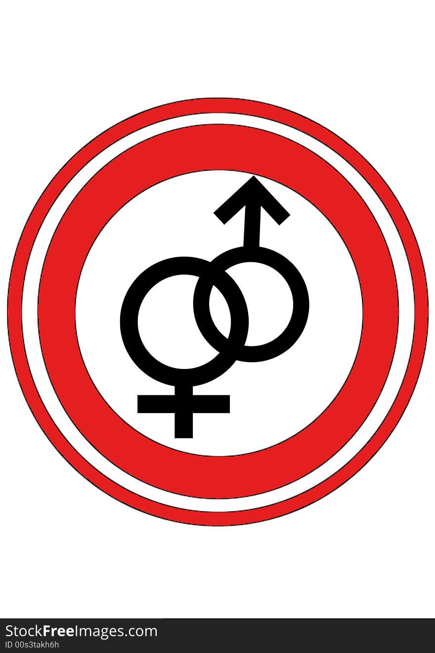 An Abstract Logo of the straights. An Abstract Logo of the straights