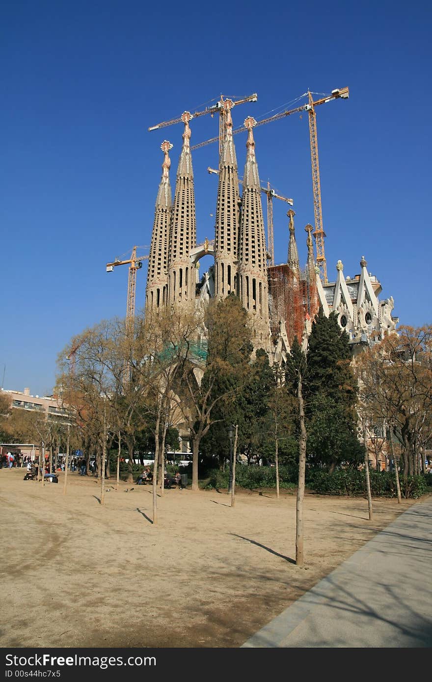 Sagrada Familia view.
Barcelona (Spain). Sagrada Familia view.
Barcelona (Spain)