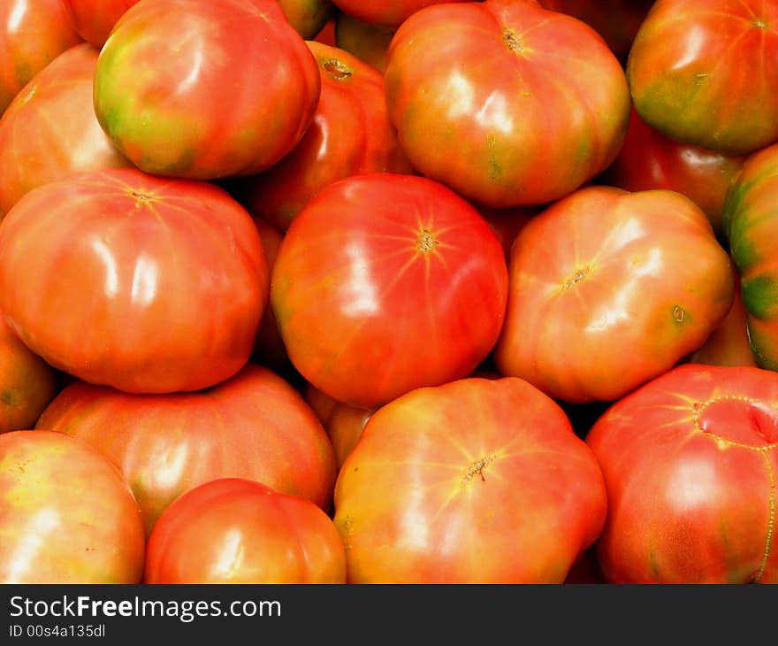 Big red tomatoes at Quiapo market in Manila, Philippines. Big red tomatoes at Quiapo market in Manila, Philippines.