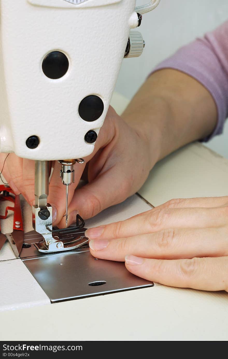 Manual skills at tailoring of garments. Manual skills at tailoring of garments