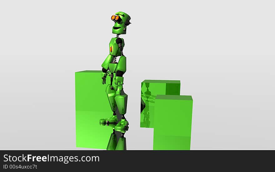 Robot With Boxes