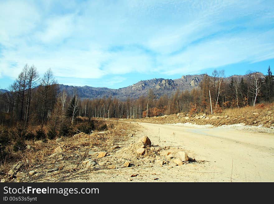 Chinese Snowtown national park in Heilongjiang