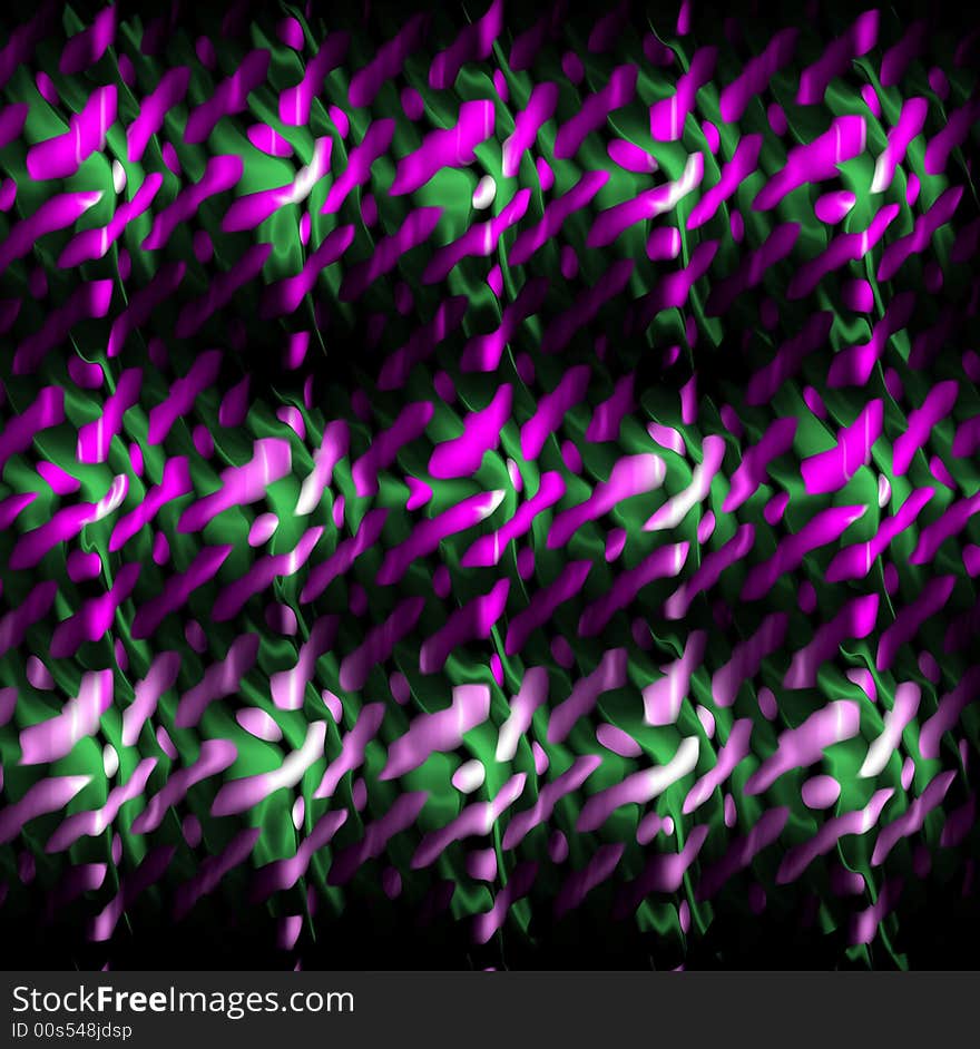 Abstract backdrop with black green and pink