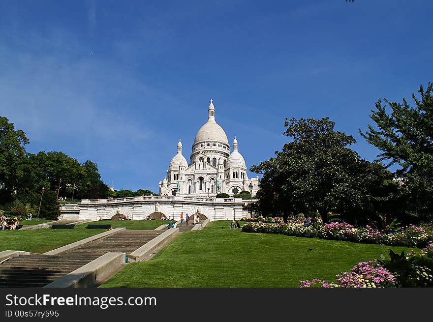 Sacre Coeru in Paris, France. Sacre Coeru in Paris, France