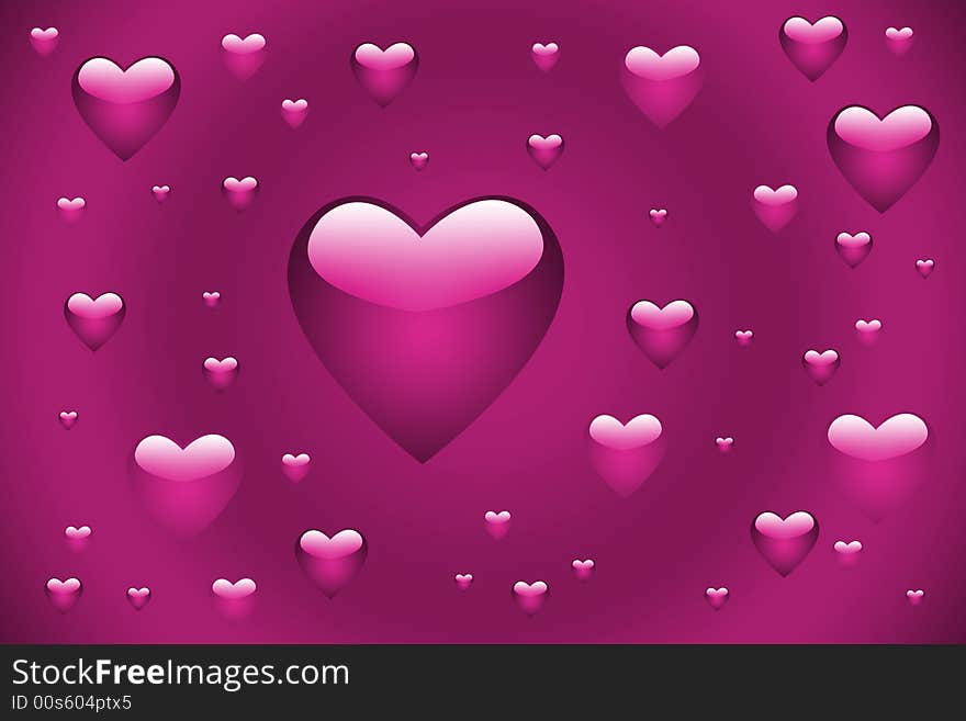 Pink Hearts