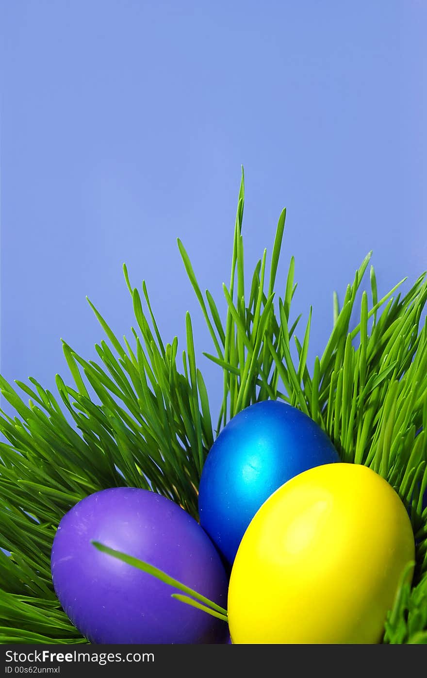 Easter holiday  color eggs