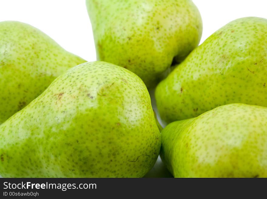 Pears close-up