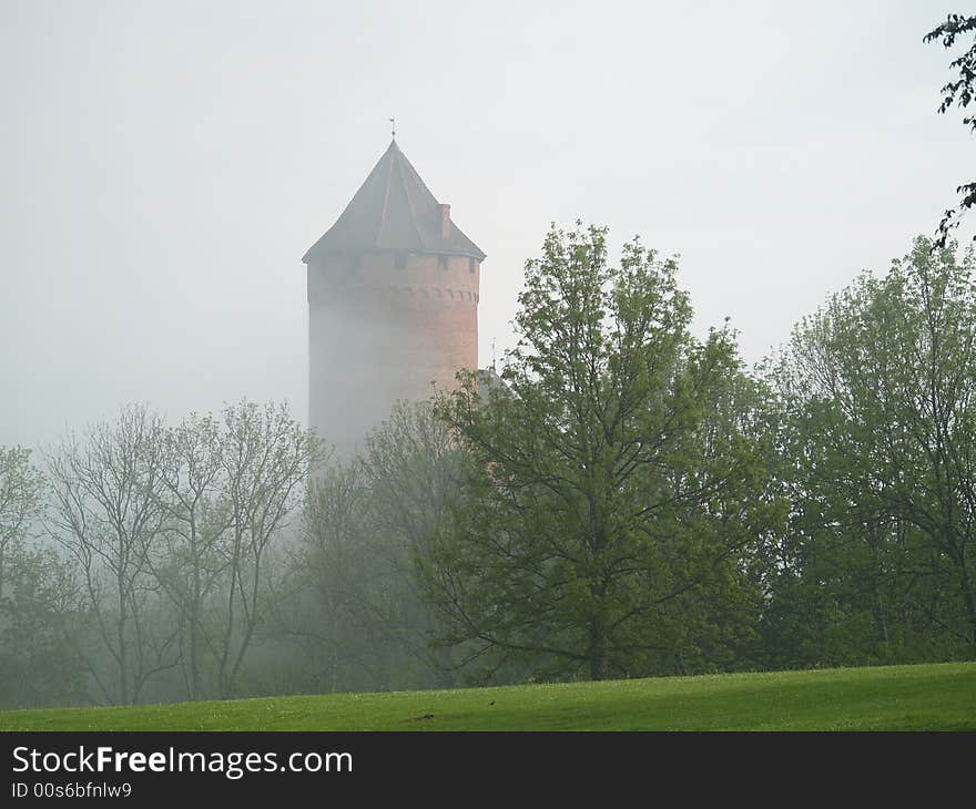 Castle in evening