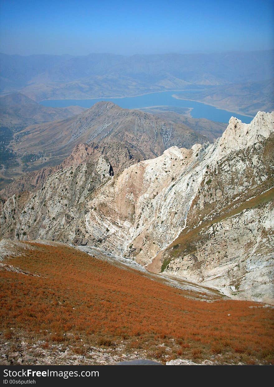 Fall medows in Chimgan mountain region. Uzbekistan, fall 2004. Fall medows in Chimgan mountain region. Uzbekistan, fall 2004