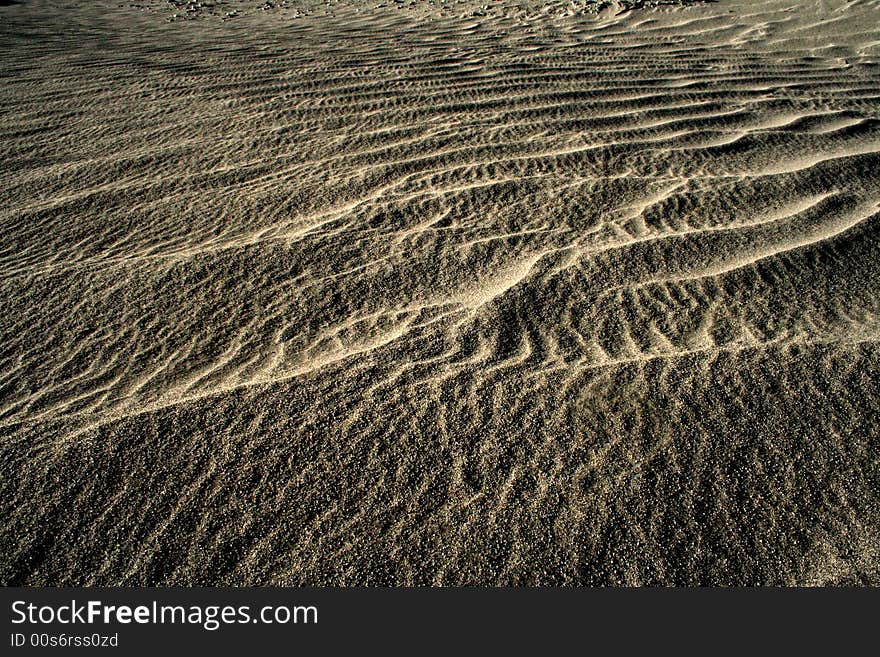 Sand Dunes in tibet highland desert. Sand Dunes in tibet highland desert