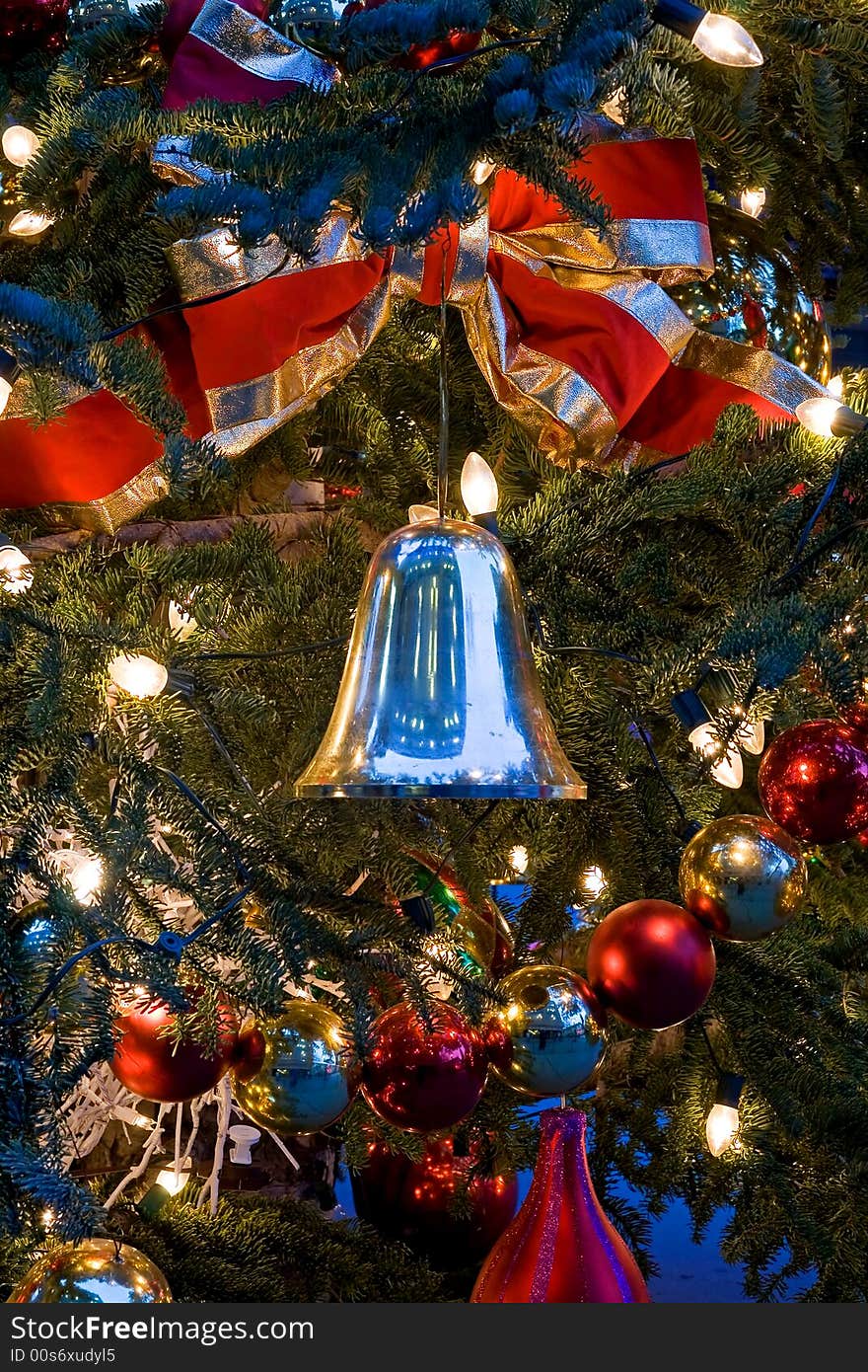 Christmas ornaments on the Christmas Tree