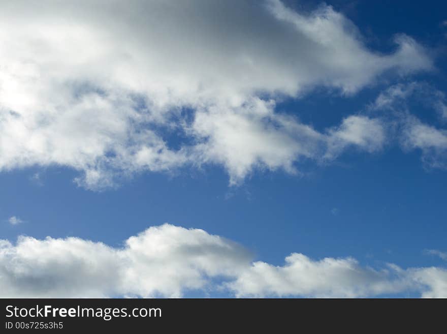 Blue sky white clouds