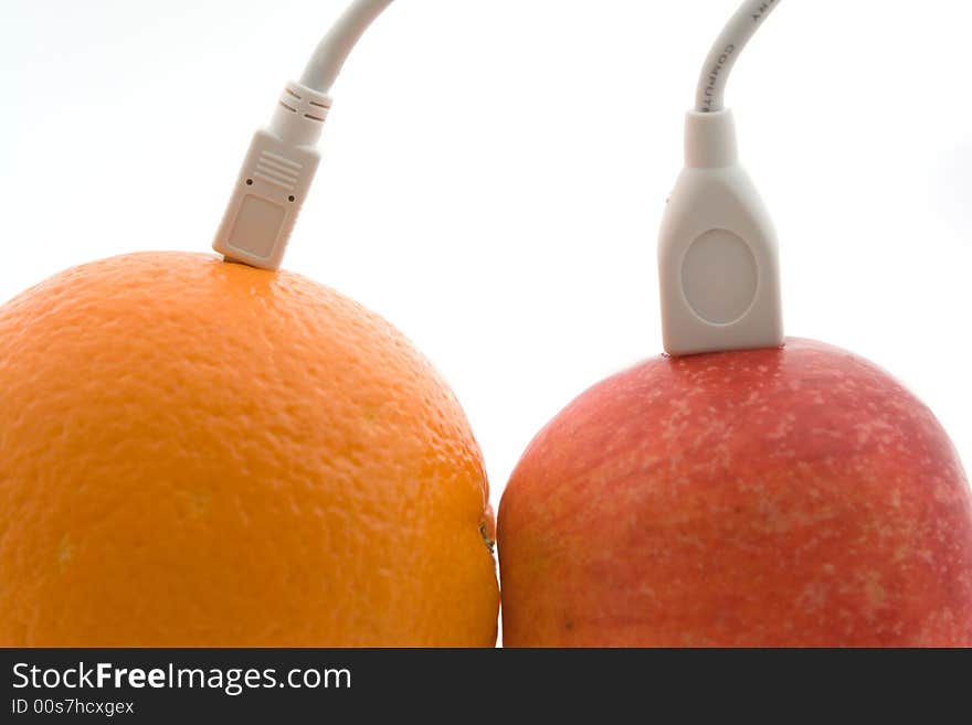 The Orange And Apple Are Connected 3