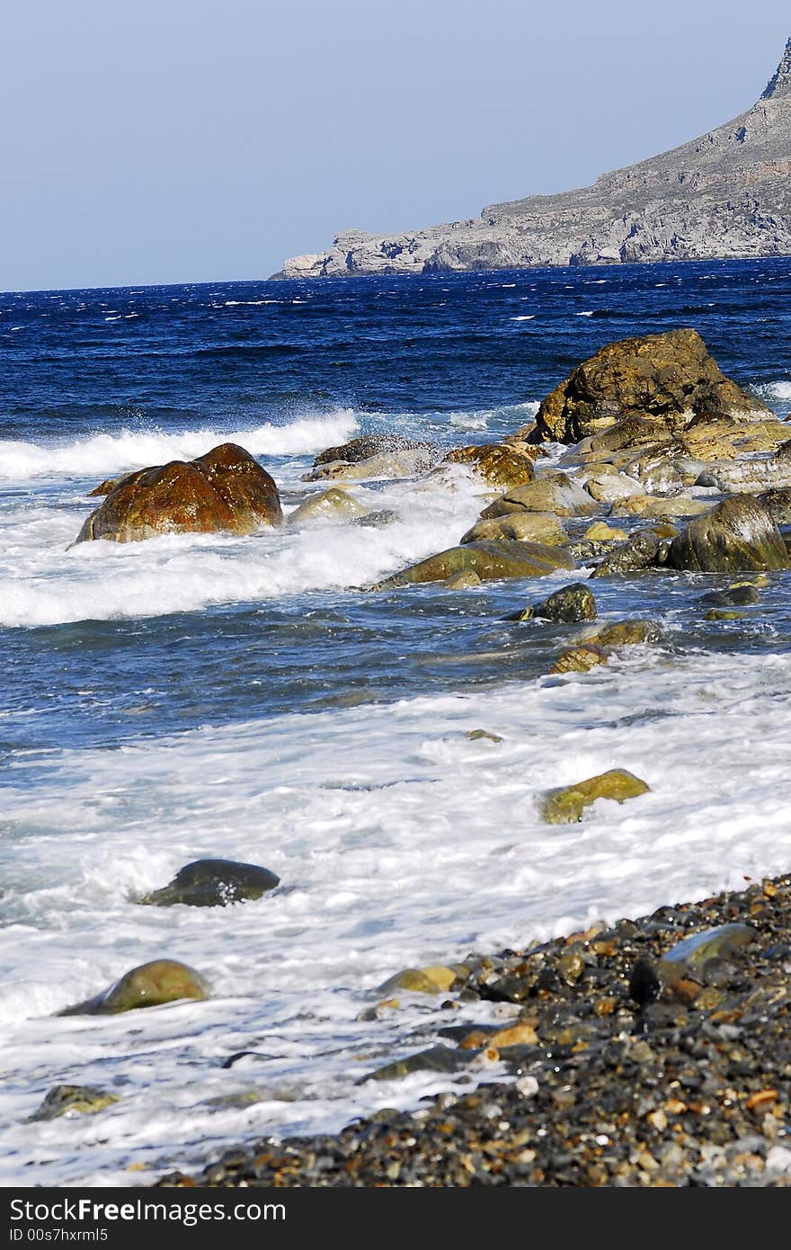 Rocks In The Sea