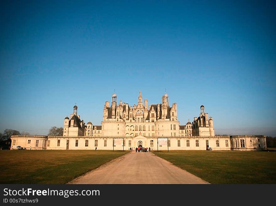 Morning at champord castle，bigest castle in france.near from Loire River。