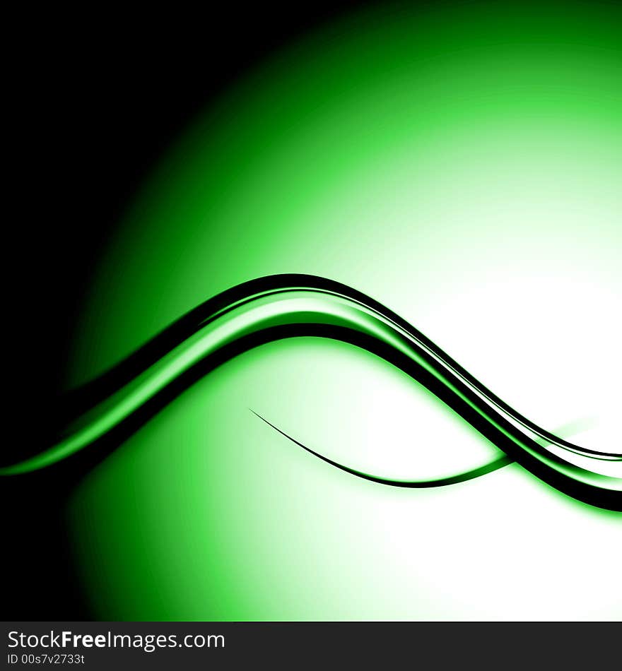 Abstract computer generated green background. Abstract computer generated green background