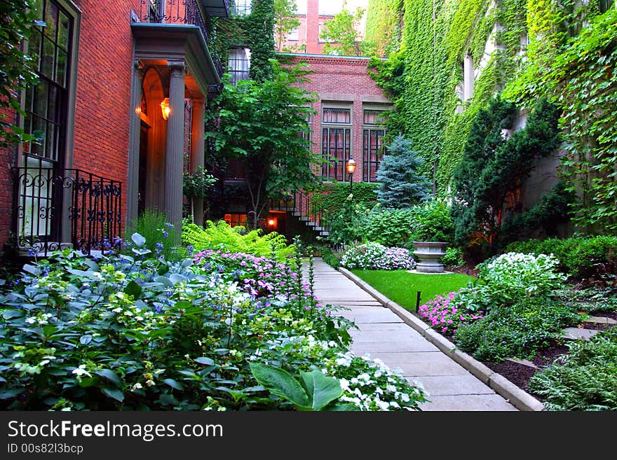 Beacon Hill is a wealthy neighborhood of Federal-style rowhouses, with some of the highest property values in the United States. Beacon Hill is a wealthy neighborhood of Federal-style rowhouses, with some of the highest property values in the United States