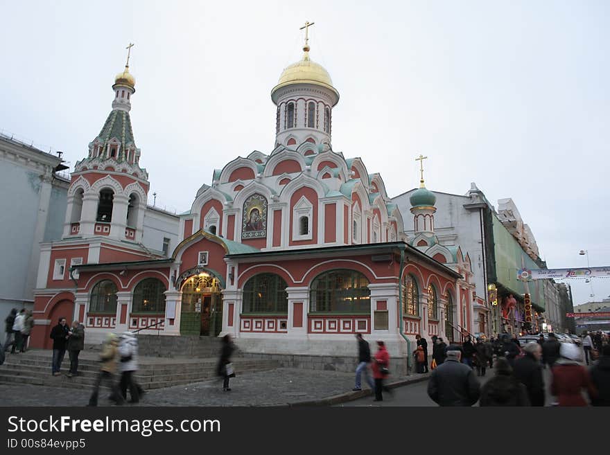 In the red square