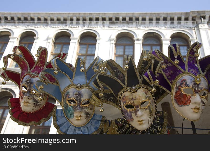 Mask at venice in italy