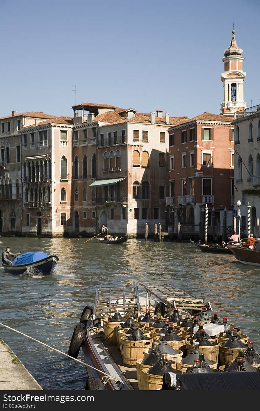 The city of venice in italy