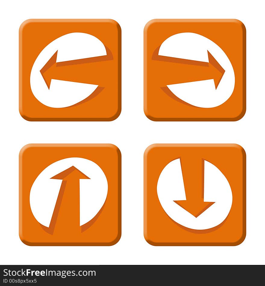 Arrows orange