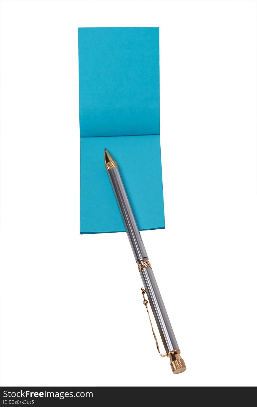 Pen And Blue Notebook