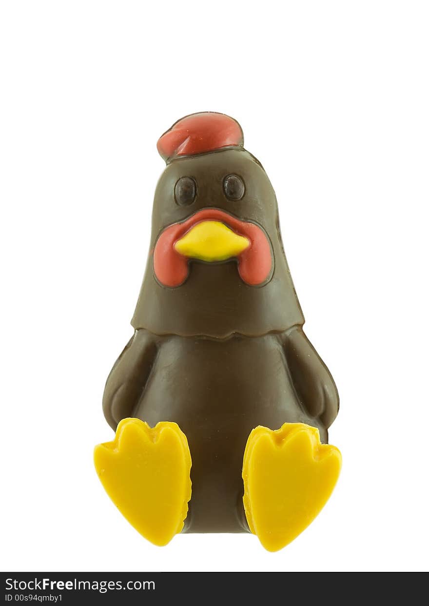 Chocolate easter chicken