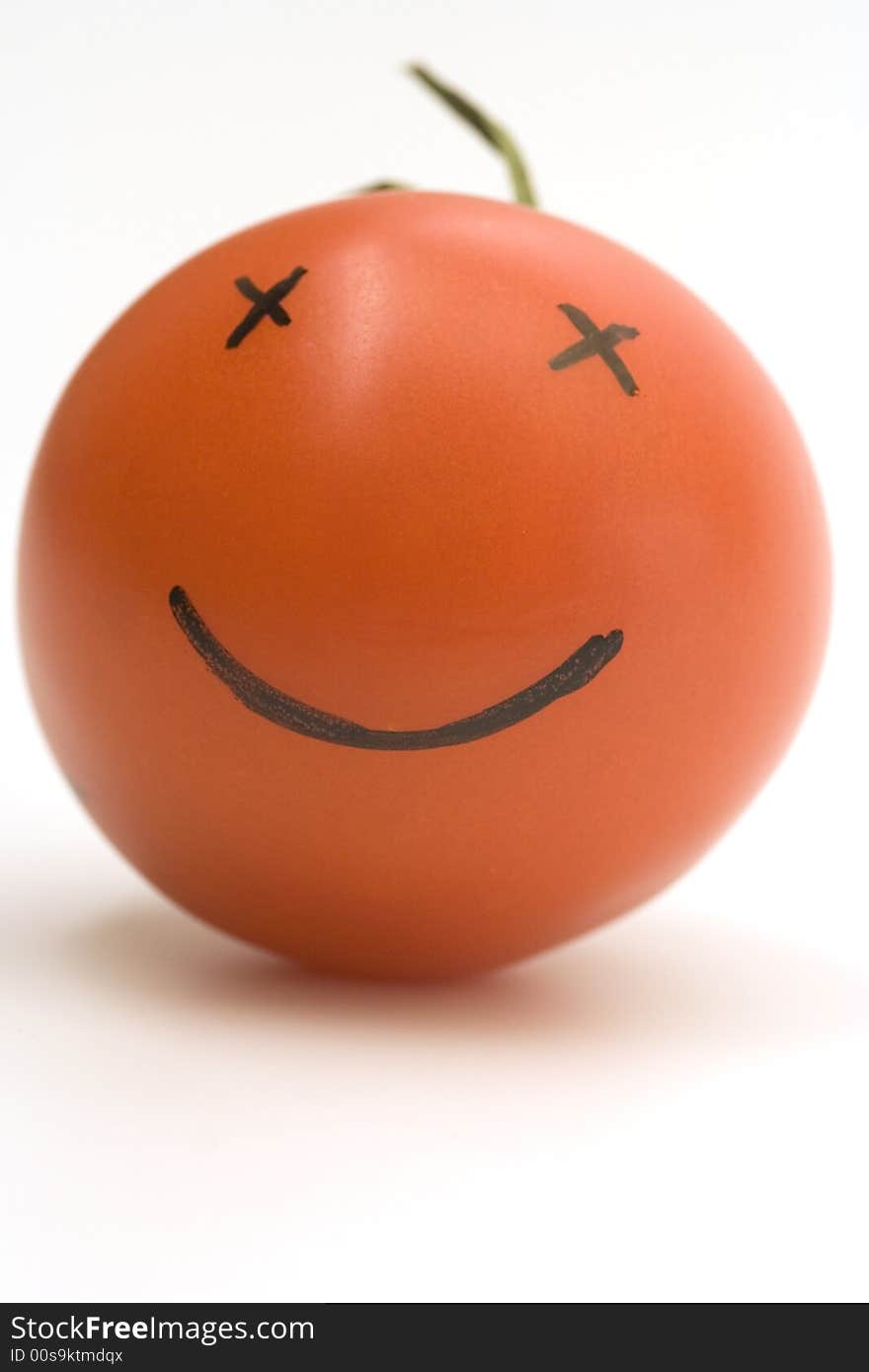 Smile Tomato Isolated