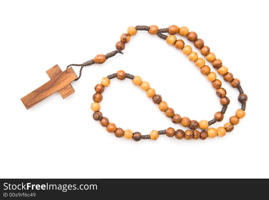 Wooden rosary