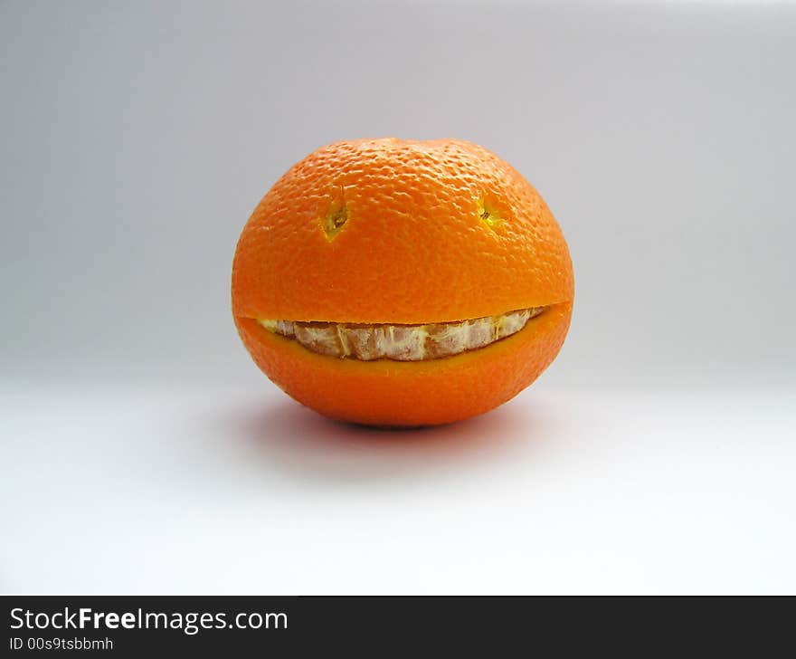 Cheerful orange