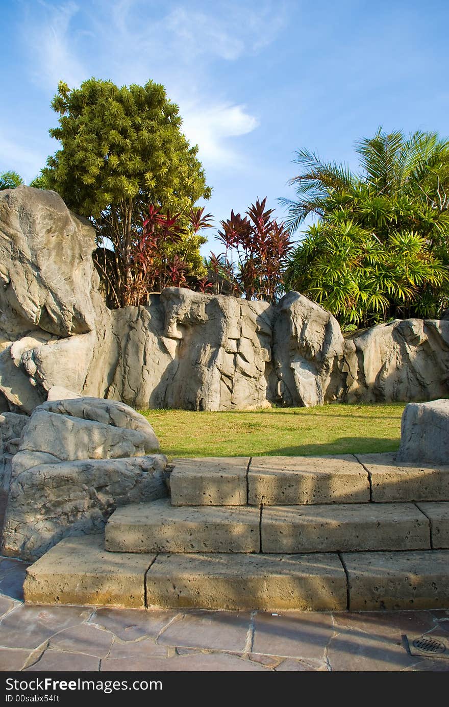 Ornamental Rocky Garden