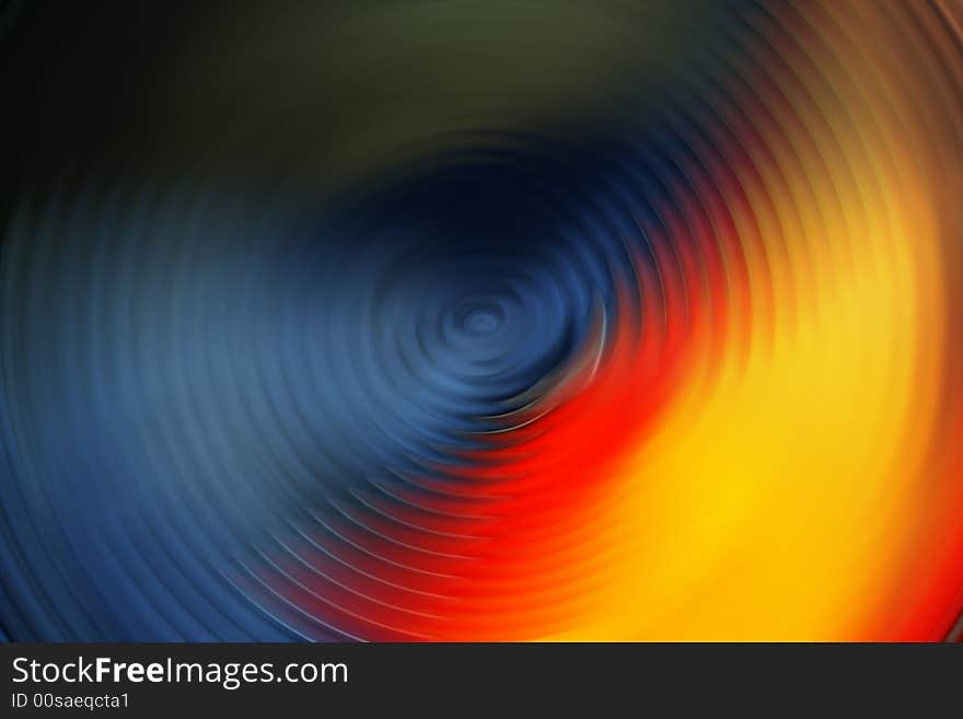 Color abstract composition with flowing design. Color abstract composition with flowing design