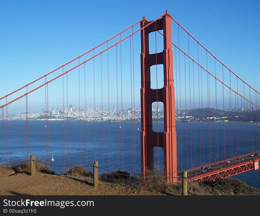 Golden Gate Bridge in San Francisco, California