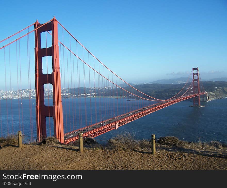 Golden Gate Bridge in San Francisco, California