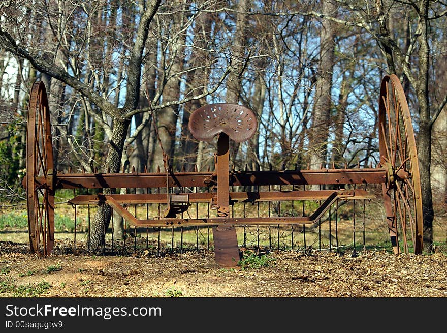 An old time scratch plough.