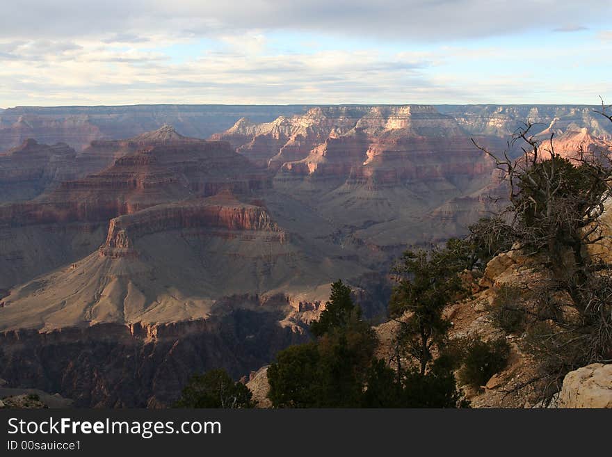 South rim of the Grand Canyon. South rim of the Grand Canyon