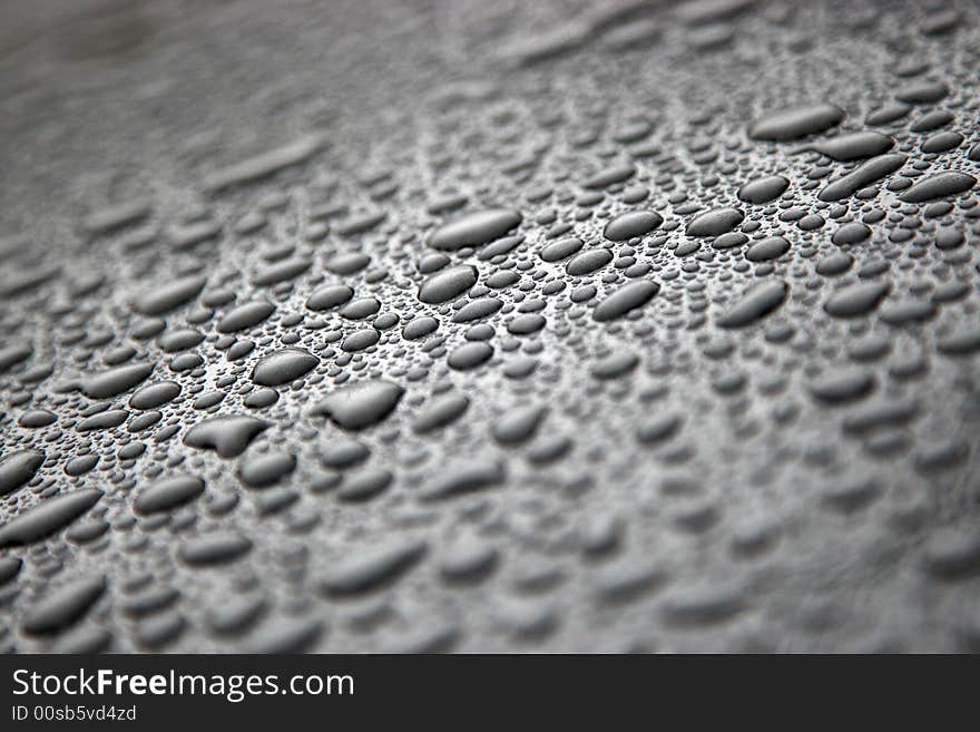 Gray background with drops of water. Gray background with drops of water