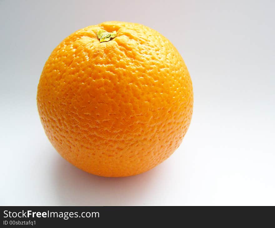 Orange isolated on grey background. Orange isolated on grey background