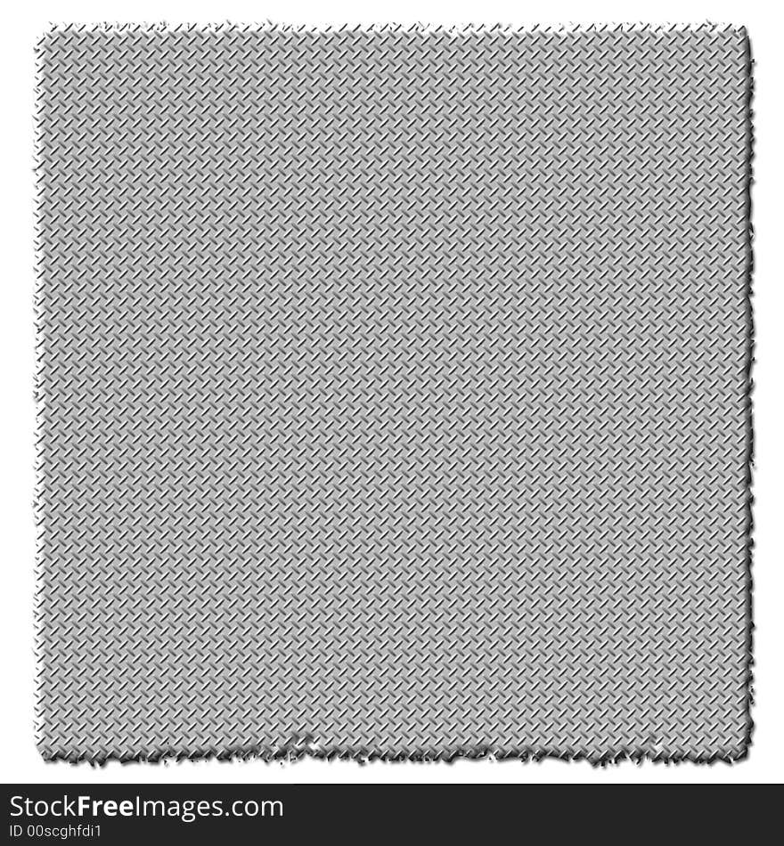 Square metal background