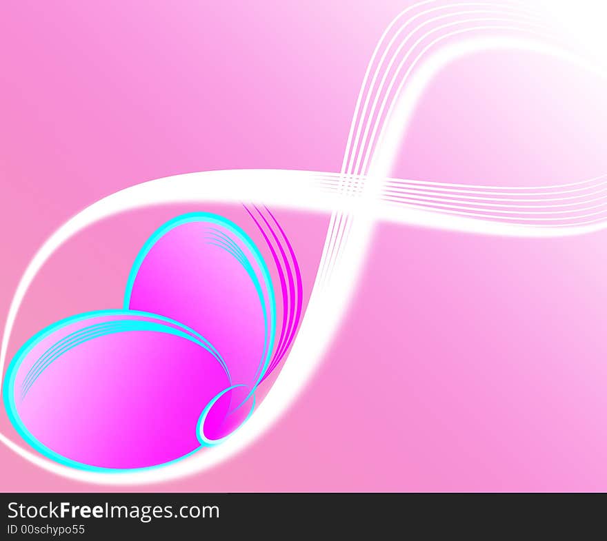 Abstract background of a digital illustration