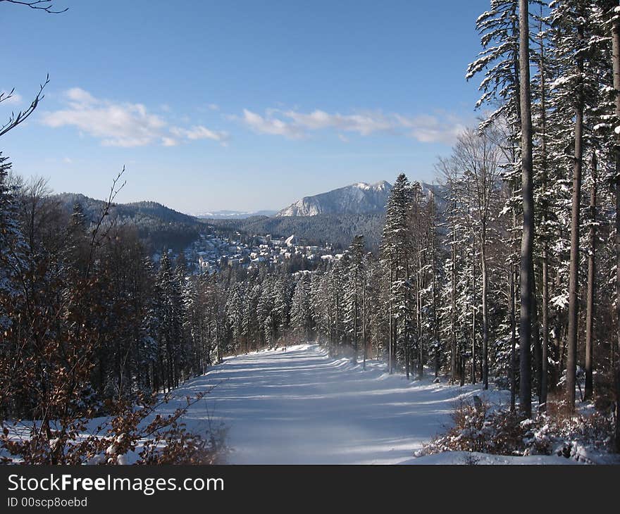 A trip on the romanian mountains. A trip on the romanian mountains