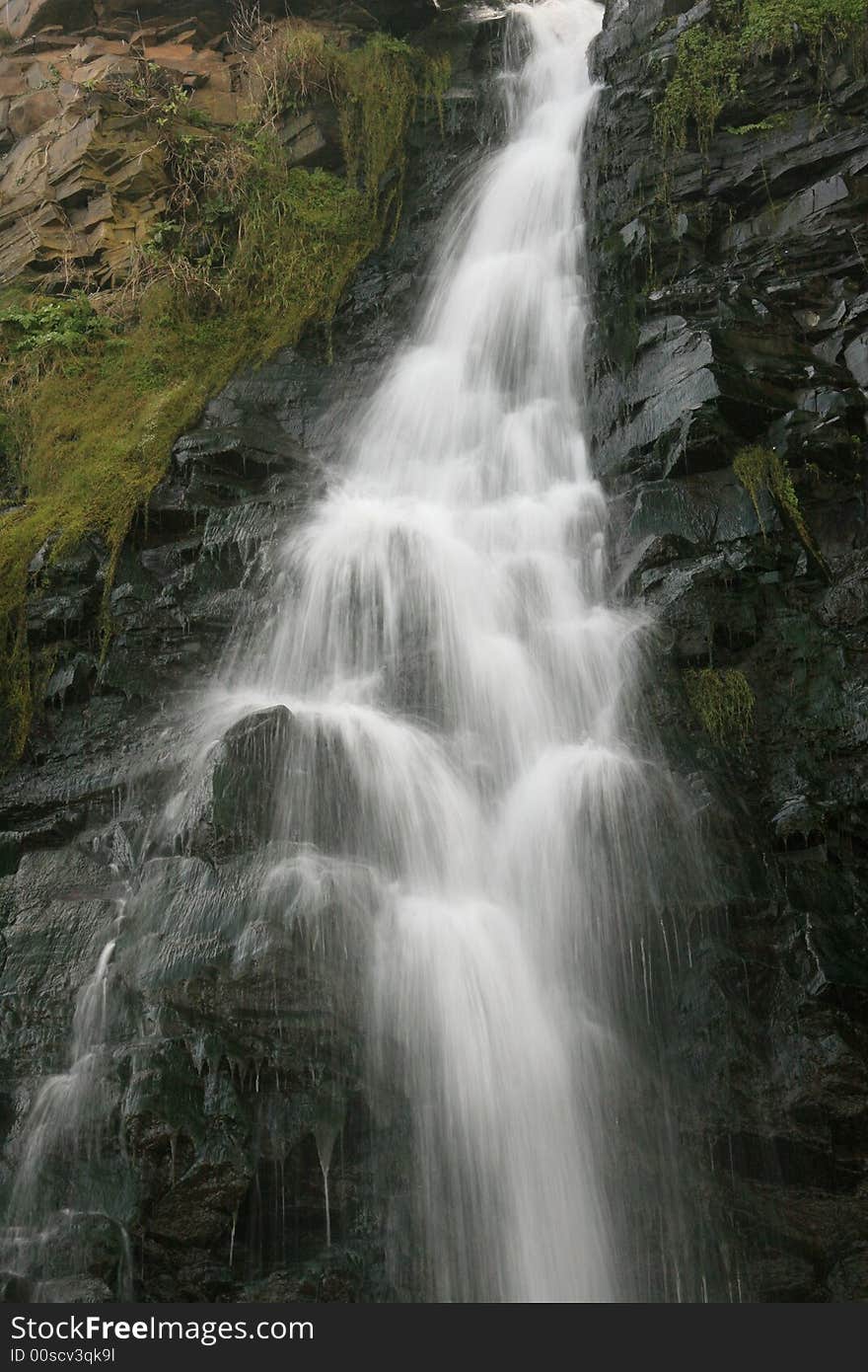 Long exposure of a waterfall