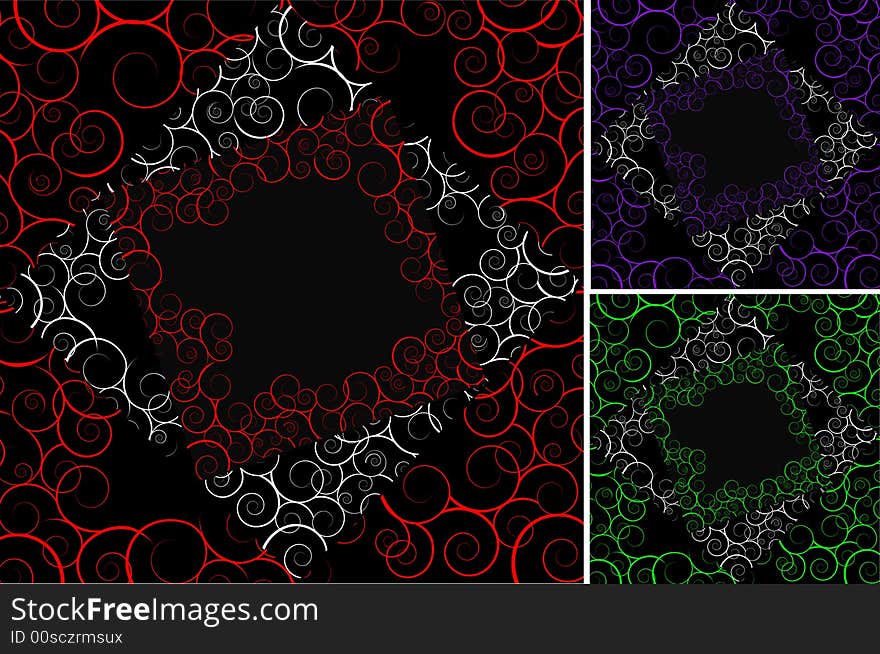 Abstract decorative background, vector illustration