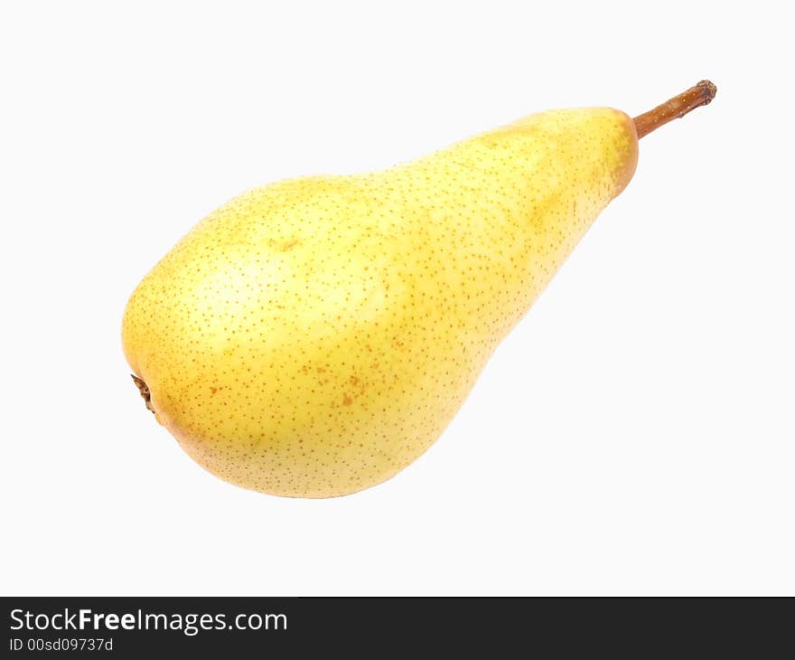 One pear yellow