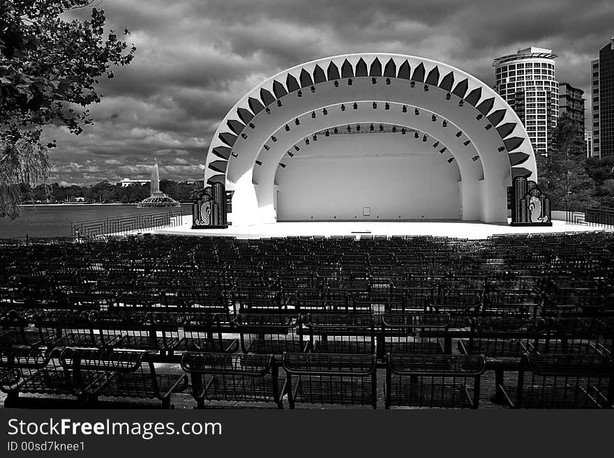 Amphitheater At Lake Eola Park