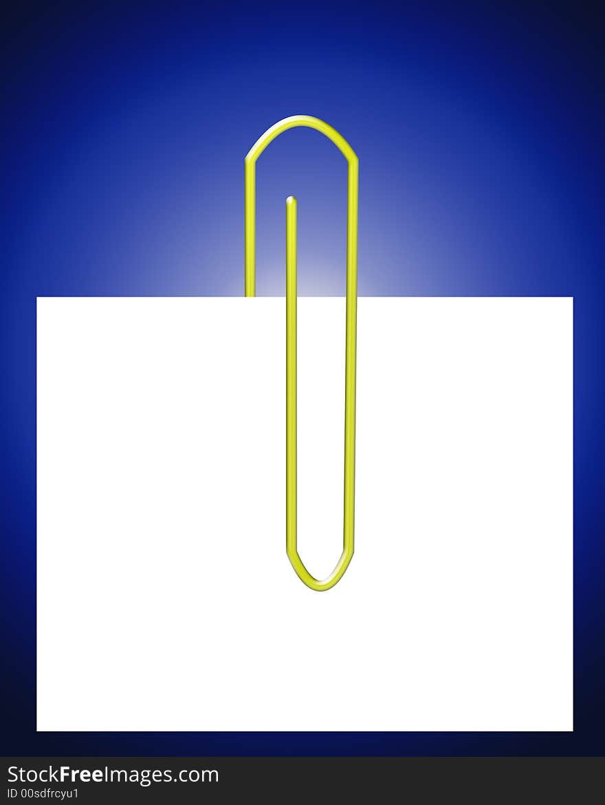 Paperclip With Note 17