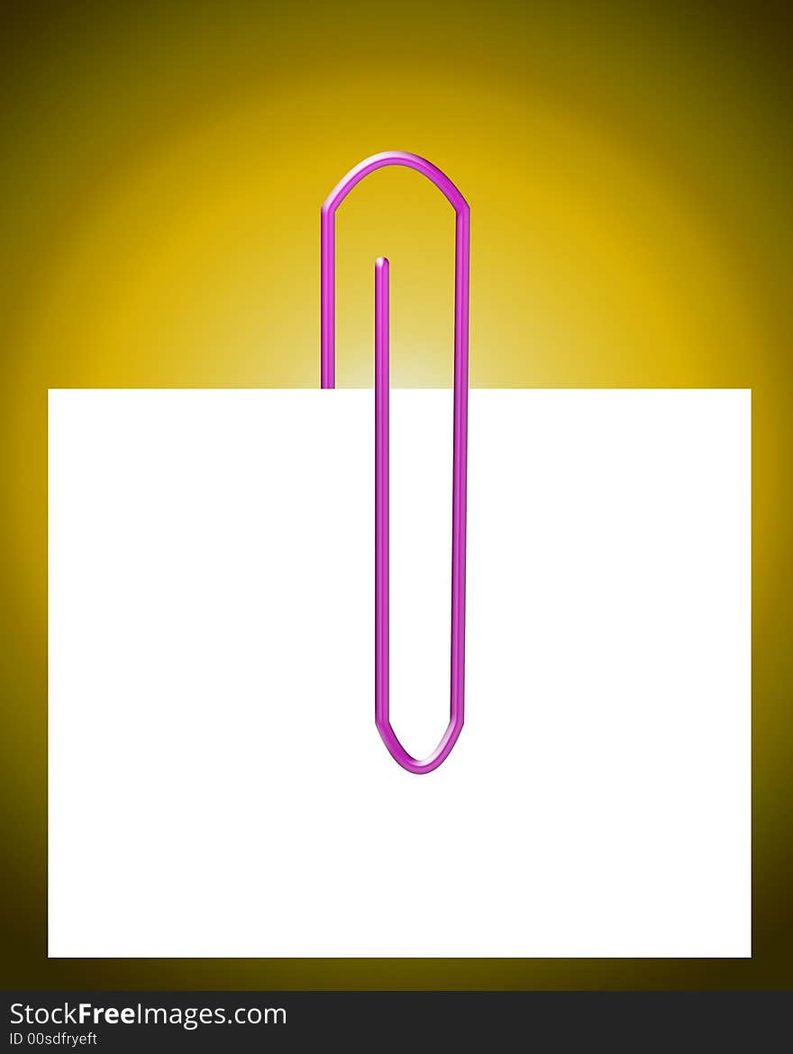 Paperclip With Note 19