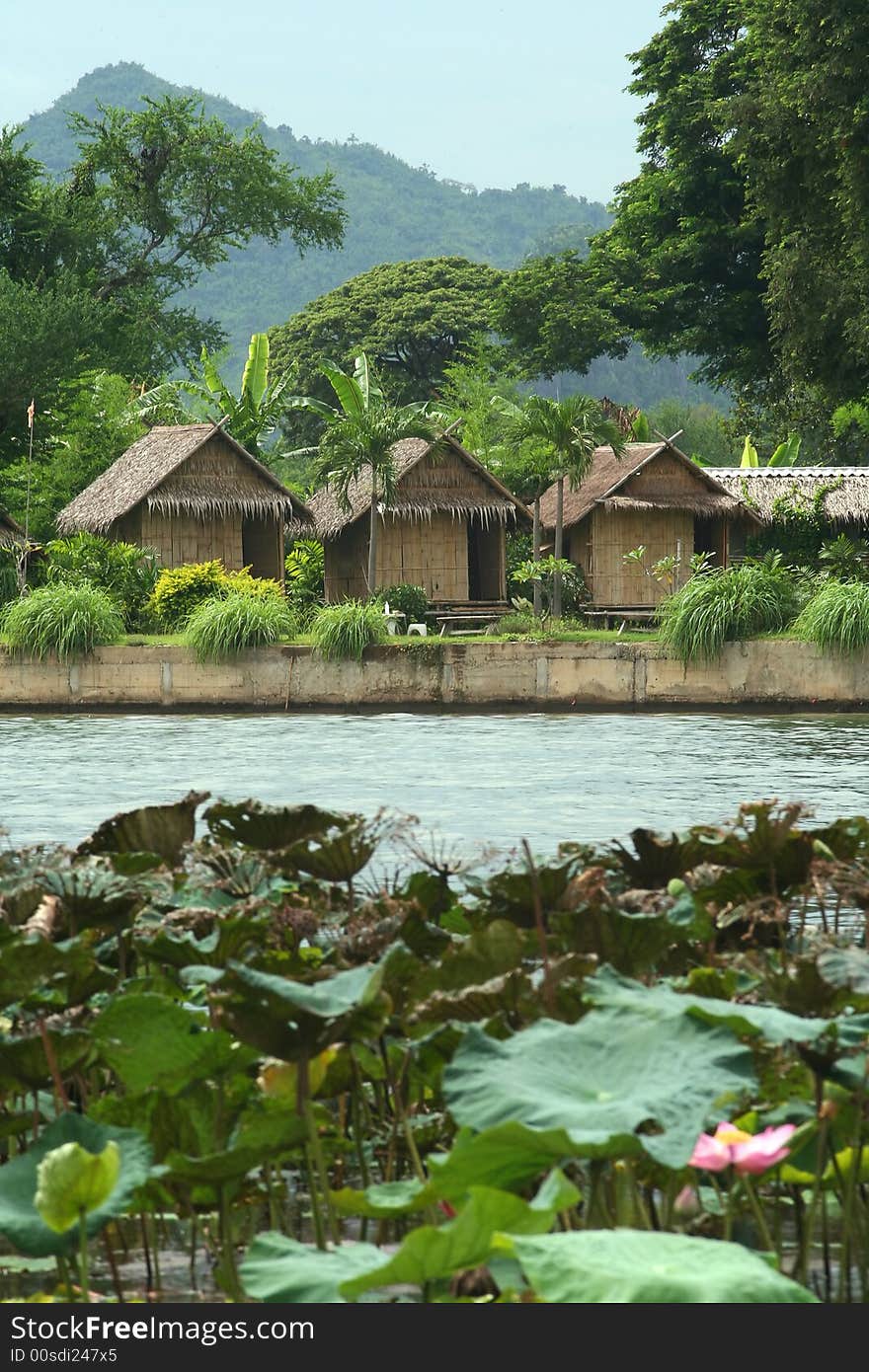 Huts on The River Kwai