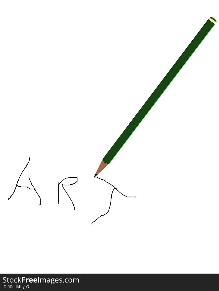 An image of a pencil that is drawing a pencil line, it could represent the concept of creativity. An image of a pencil that is drawing a pencil line, it could represent the concept of creativity.